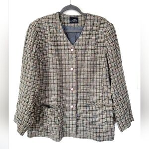 Anne Weyburn Tweed Blazer